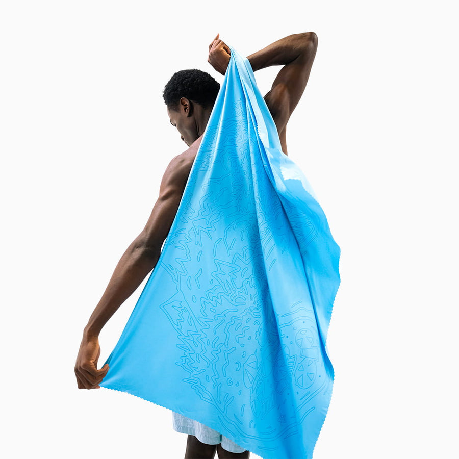 COMPACT MICROFIBER BEACH SHORE TOWEL™