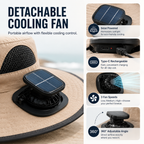 The BreezeBrim™ — Stay Cool Without Lifting a Finger