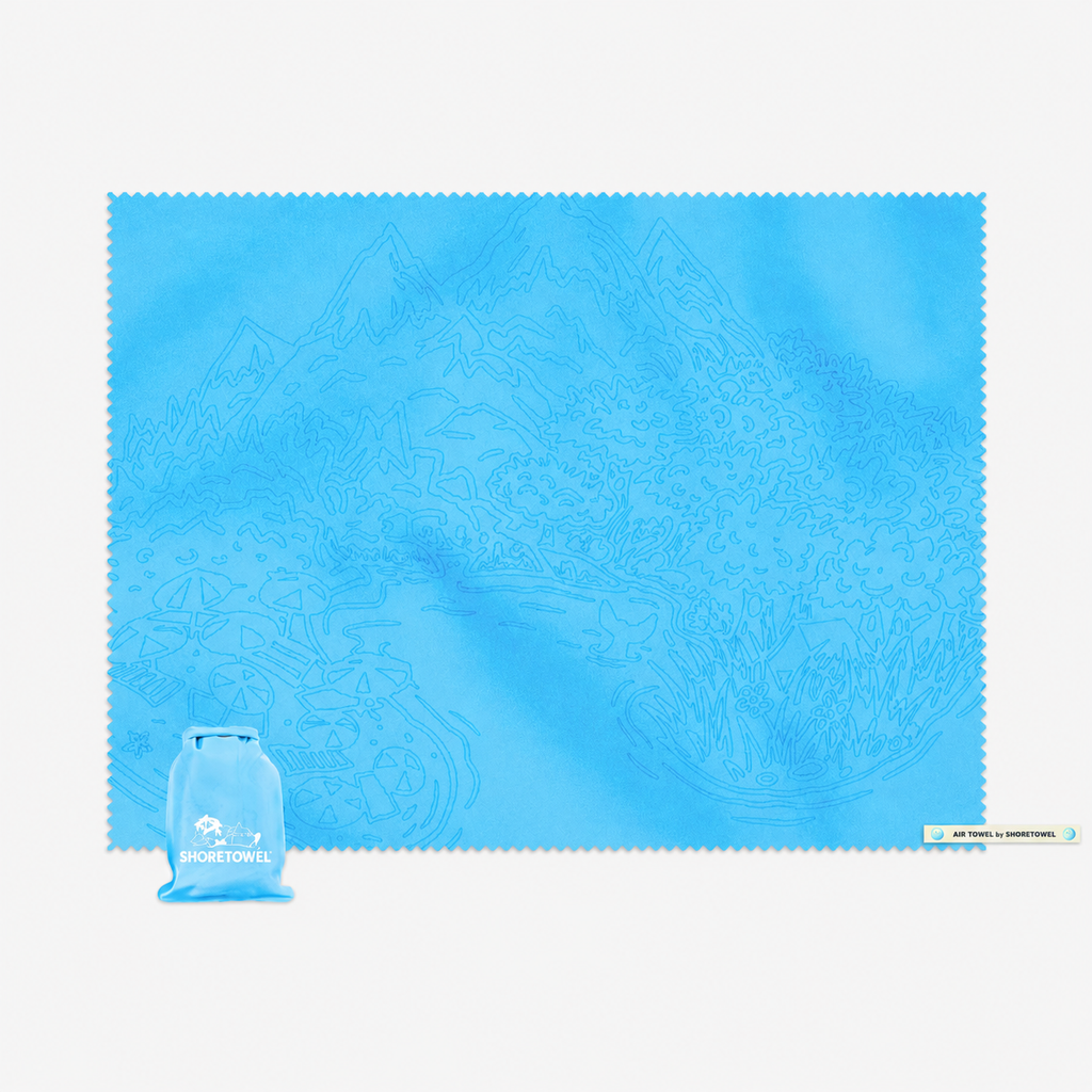 COMPACT MICROFIBER BEACH SHORE TOWEL™