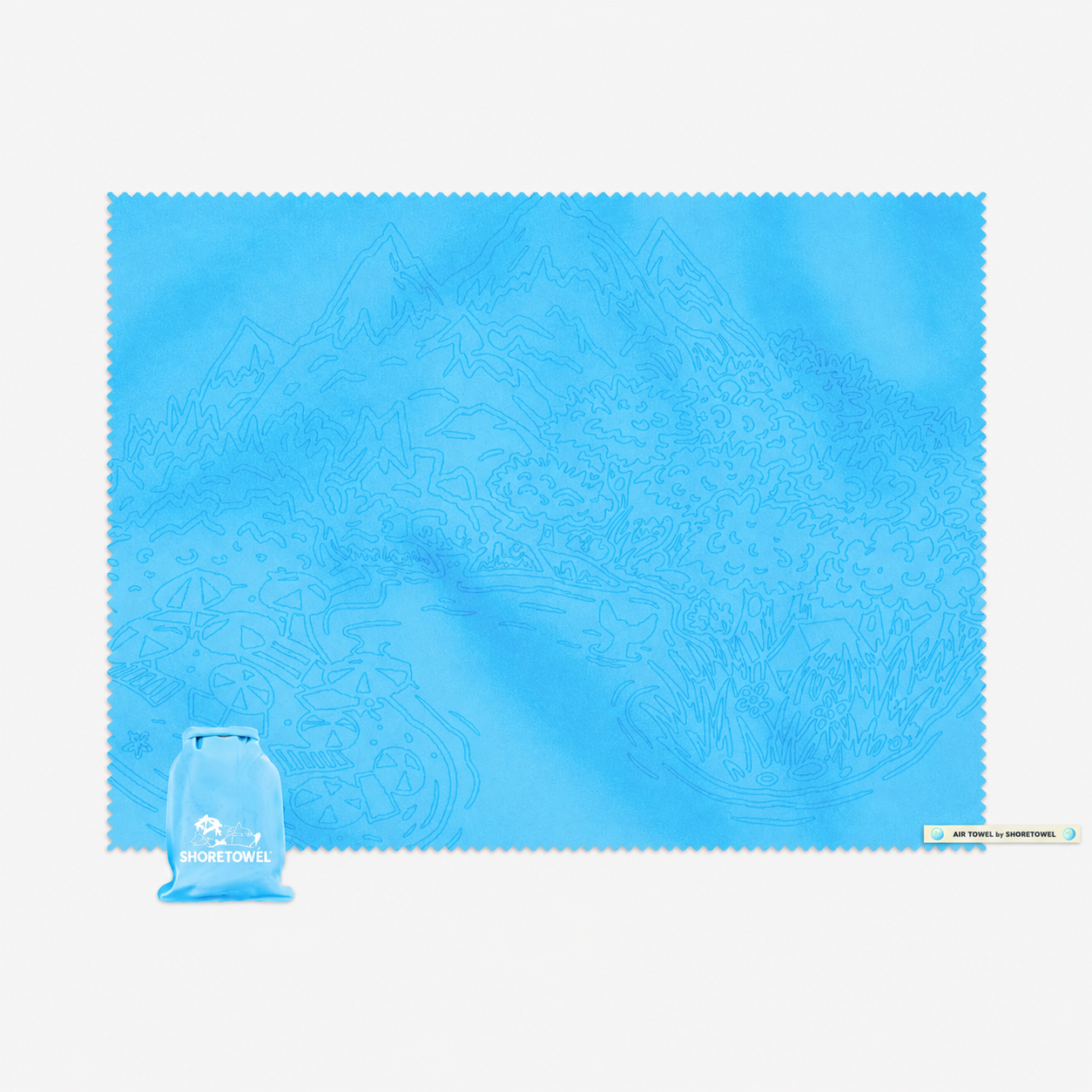COMPACT MICROFIBER BEACH SHORE TOWEL™